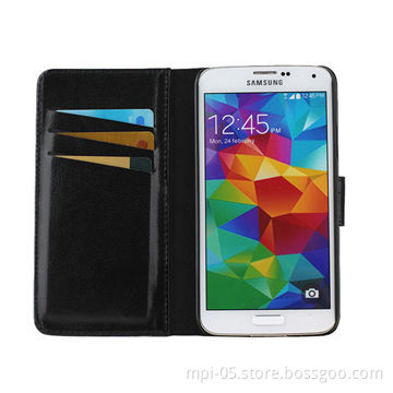 for Samsung Galaxy S5 Wallet Leather Flip Case With Card Slots